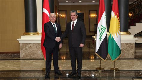 Milli Savunma Bakanı Güler, IKBY Başbakanı Mesrur Barzani ile görüştü